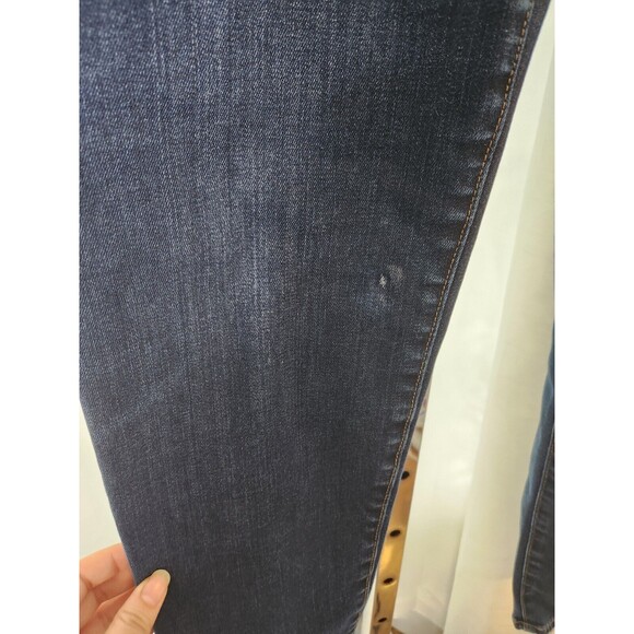 Madewell 9" Mid Rise Skinny Jeans Blue Pants Womens Size 32 Dark Wash Denim - Picture 15 of 15